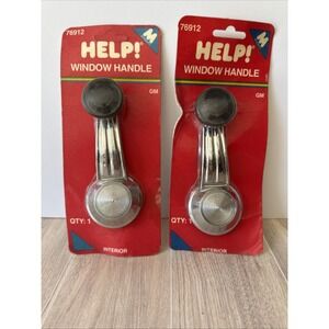 2- Window Crank Handles 76912‎ Motormite HELP! Fits General Motors
